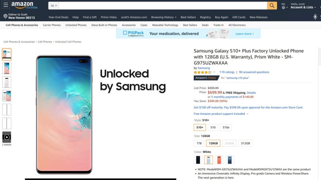 Samsung Galaxy S10 Plus deal: Cheaper than a S10e – Android Authority