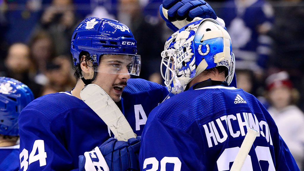 Michael Hutchinson gets first win of season, Leafs beat Red Wings – Sportsnet.ca