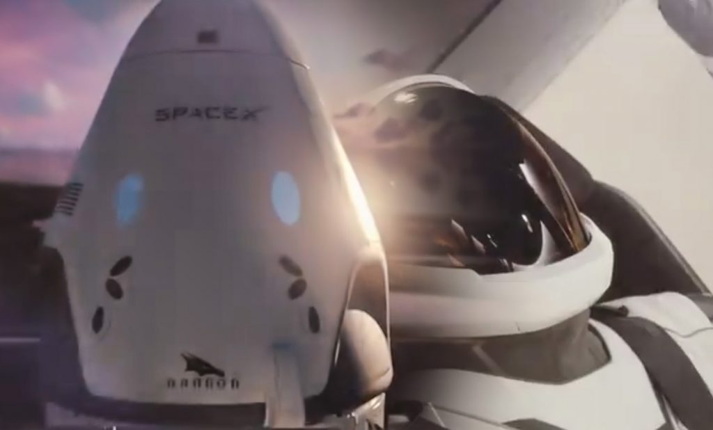 Elon Musk Shares A Video Of  Crew Dragon Mission