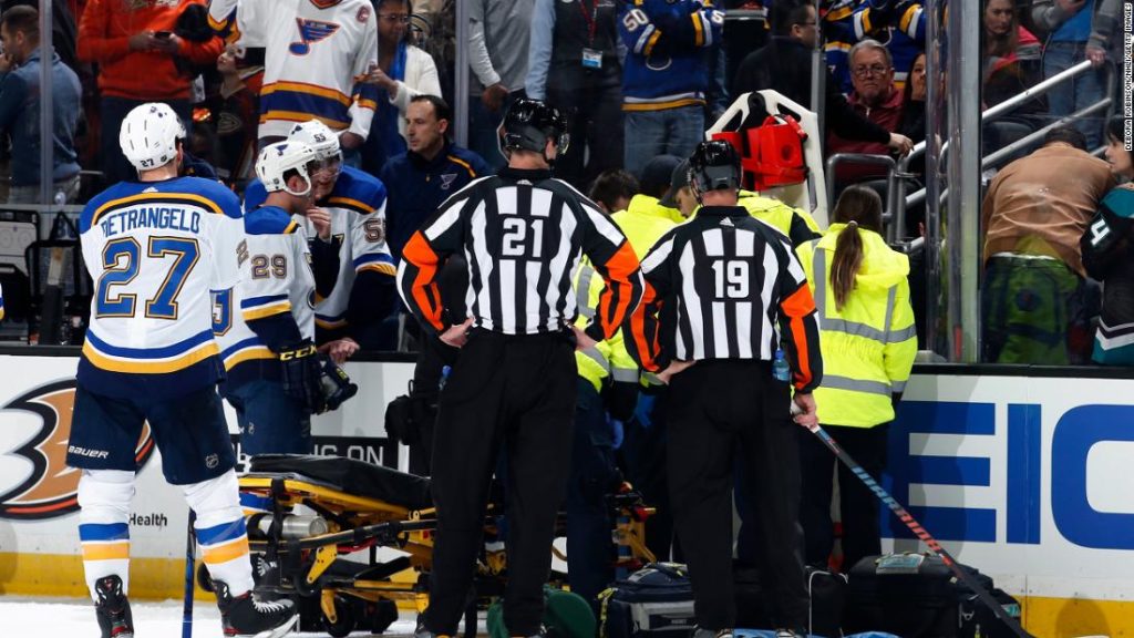 National Hockey League game postponed after St. Louis Blues’ Jay Bouwmeester suffers ‘cardiac episode,’