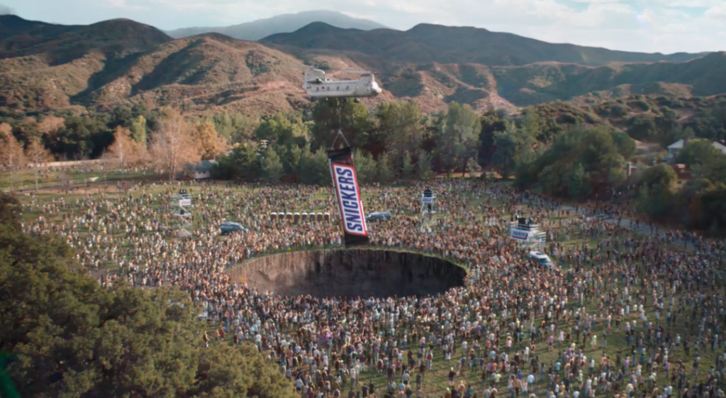 Dig this commercial: Snickers takes a jab at internet culture in Super Bowl ad – USA TODAY