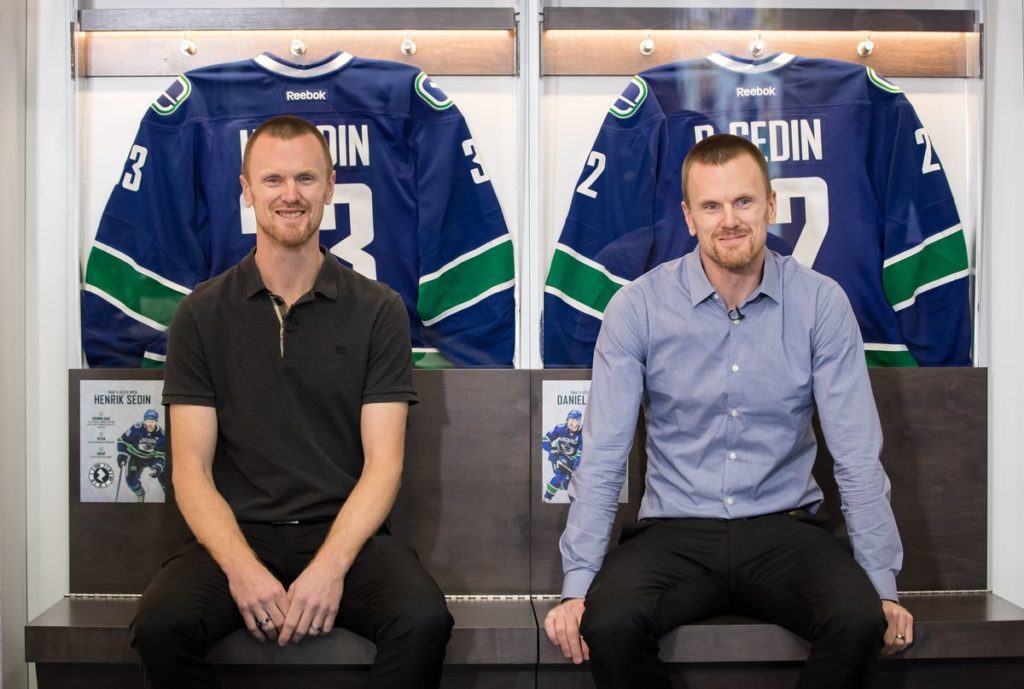 Vancouver’s Sedin Twins will be remembered for their skill on the ice and their benevolence off it