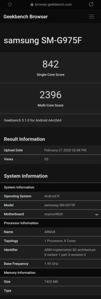 Samsung is already testing the Android 11 update on the Galaxy S10+ – Gizchina.com