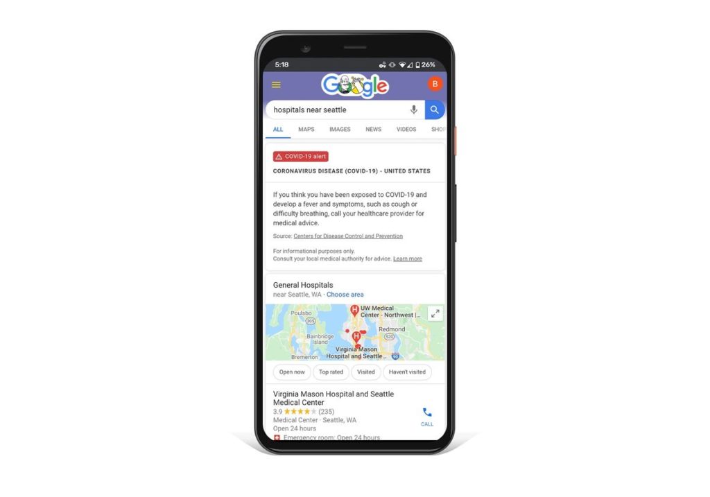 Google’s coronavirus website finally launches alongside enhanced search results – The Verge