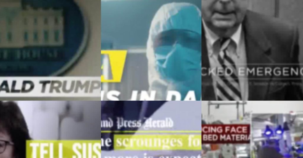 Coronavirus Takes Over Political Advertising – The New York Times