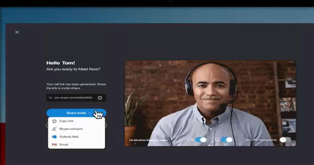 skype meeting people