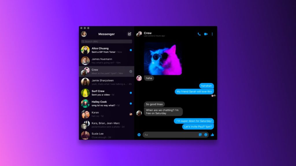 Facebook Launches New Messenger Desktop App – Thurrott.com