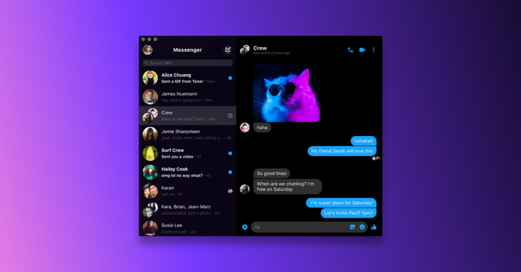 Facebook Messenger desktop app launches for Windows and Mac – The Verge