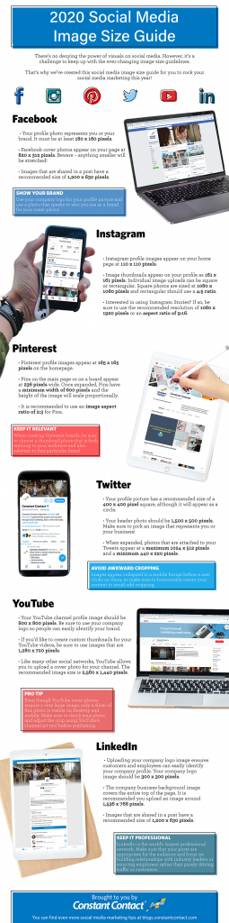 Social Media Image Size Guide 2020 [Infographic] – Social Media Today