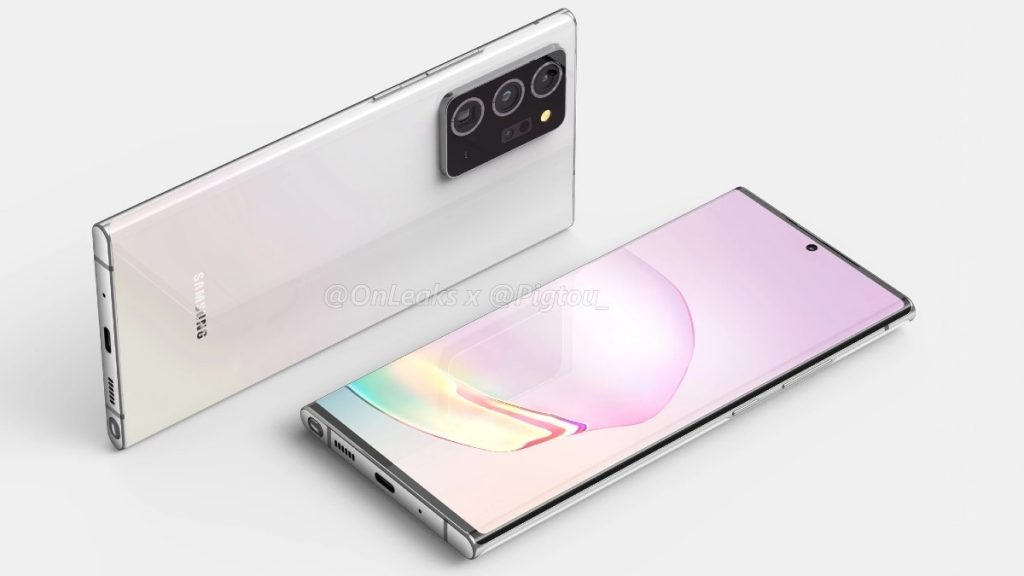 Samsung Galaxy Note 20 Plus High-Res Renders Leak Online Showing Curved Edge Display – Gadgets 360