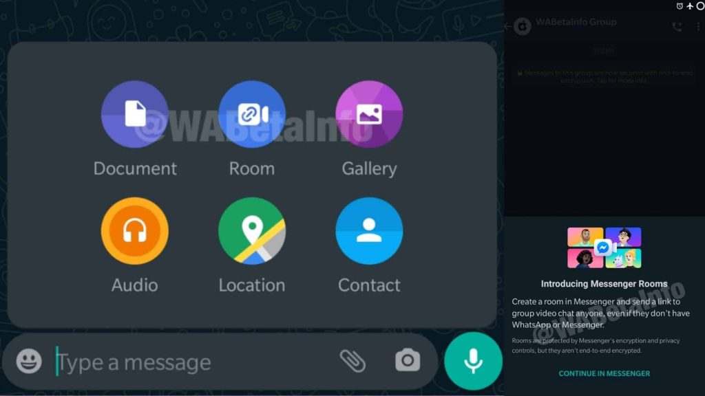 Messenger Rooms could be coming to WhatsApp – Gizchina.com