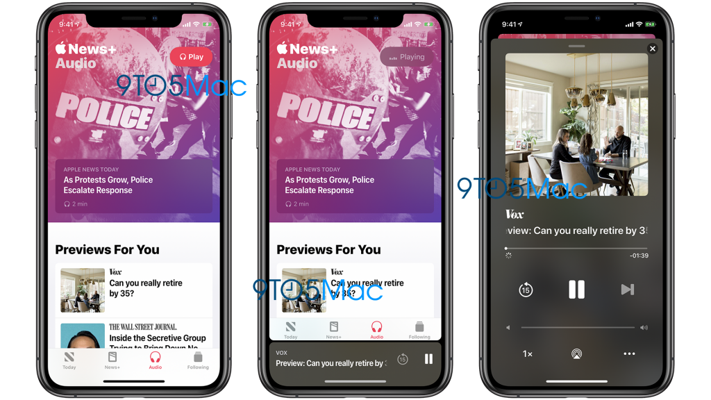Here’s our first look at new Apple News+ Audio hidden feature in iOS 13.5.5 beta – 9to5Mac