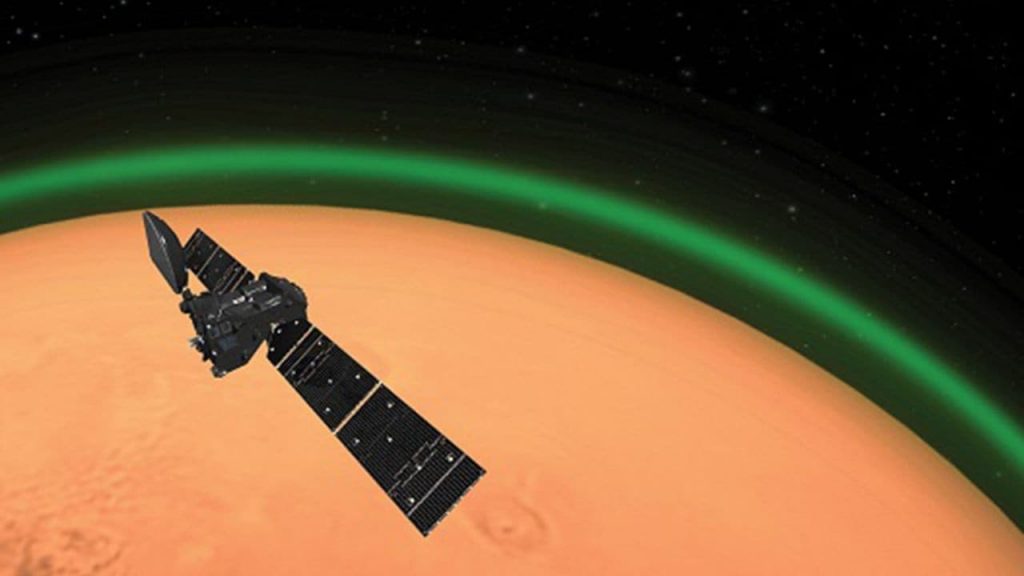 Green glow seen in the atmosphere of Mars, similar to Earth's from space station – Firstpost