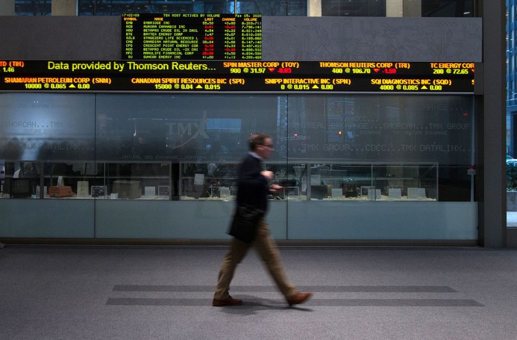 At midday: TSX flat following release of dismal trade data – The Globe and Mail