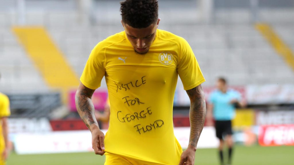 Sancho hits hat-trick, joins 'Justice for George Floyd' protest – FRANCE 24