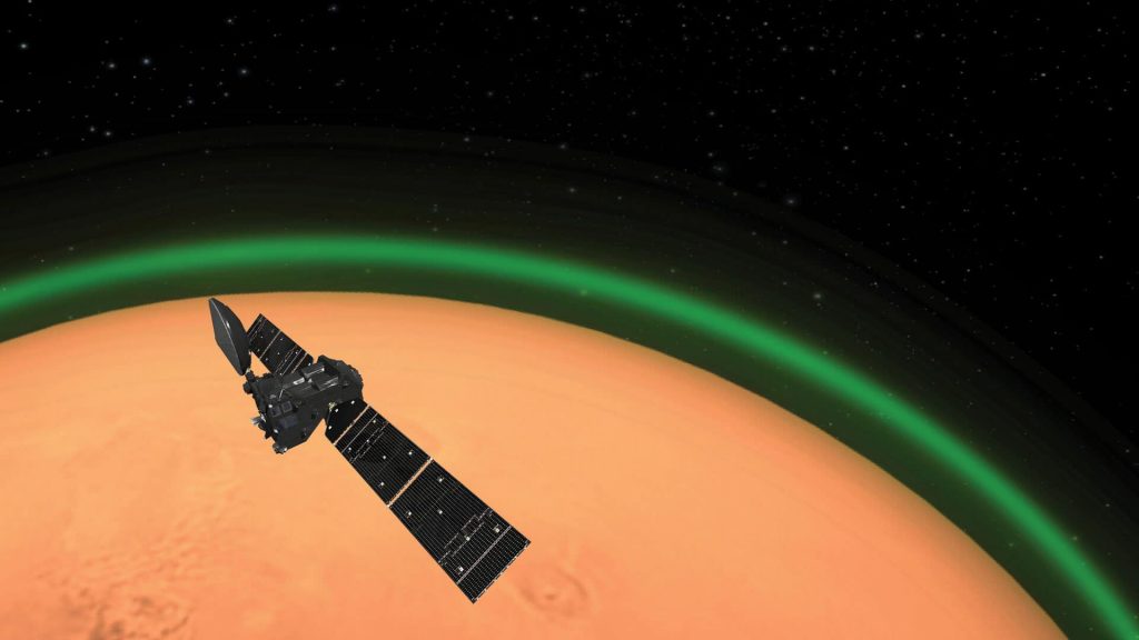 Weird green glow detected in Mars’ atmosphere – Tech Explorist