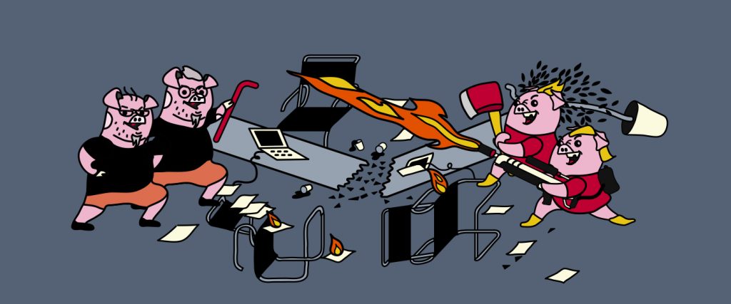Office politics: The class war has arrived at work – Digiday
