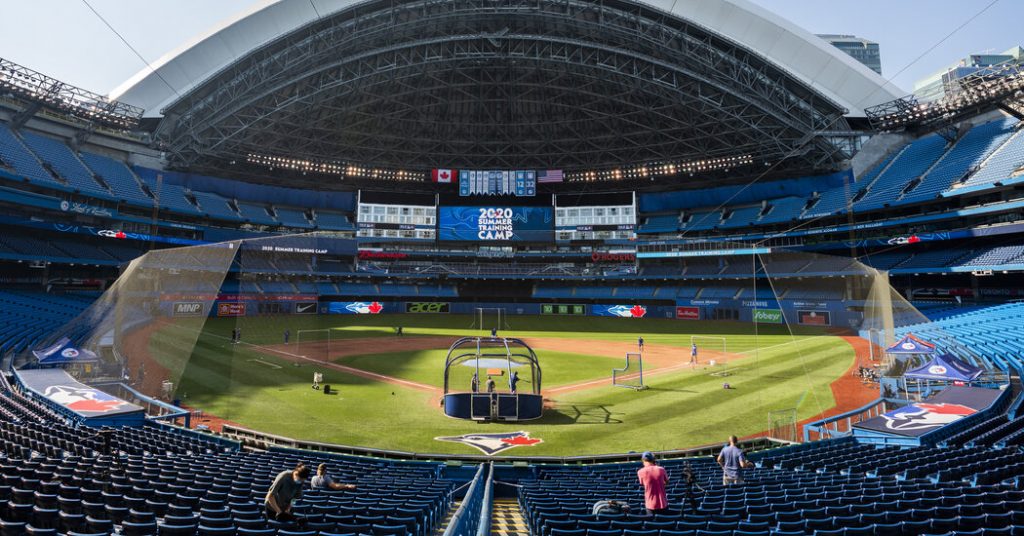 Blue Jays Can’t Play Games in Canada Because of Pandemic – The New York Times