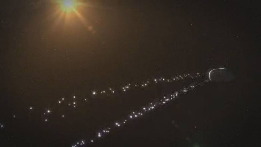 Rare comet currently visible in night sky over British Columbia