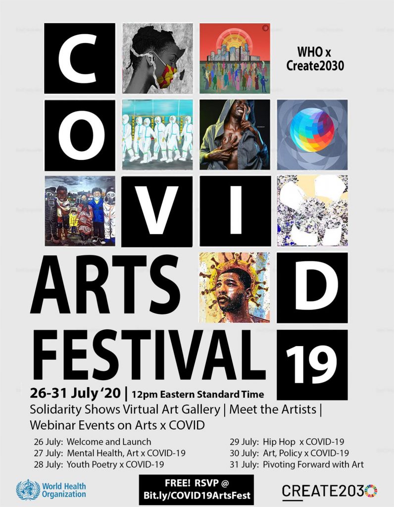 WHO x Create2030 COVID-19 Arts Festival – World Health Organization