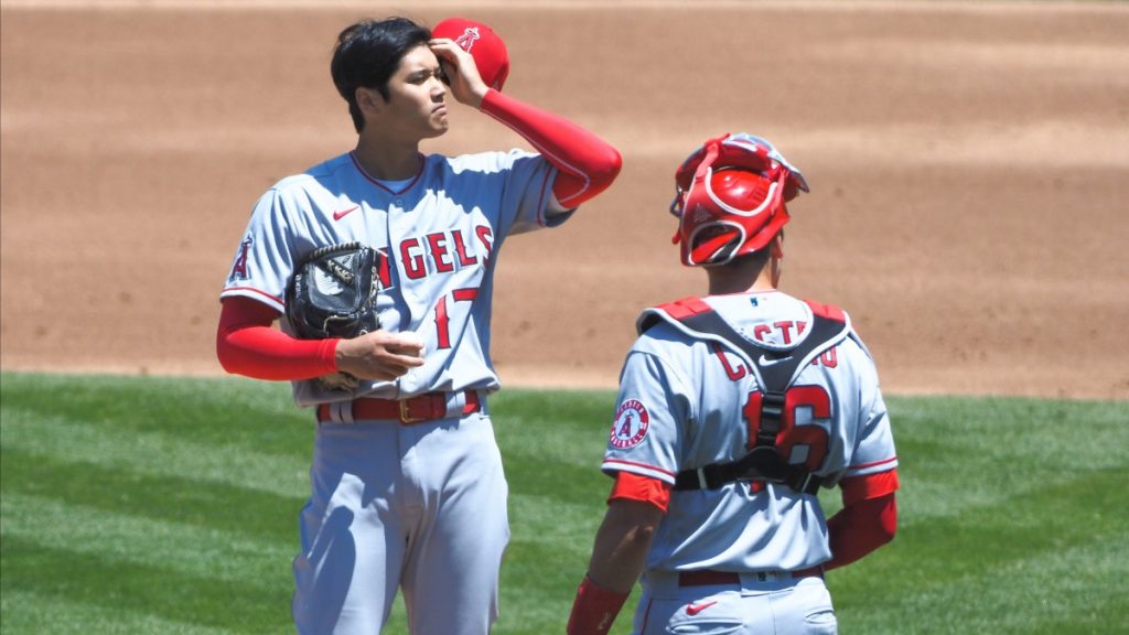 Shohei Ohtani Fails to Record an Out in First Start Since 2018