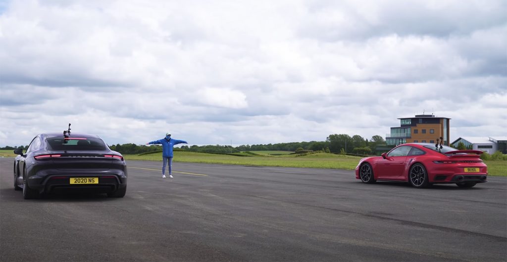 Porsche Taycan Turbo S vs Porsche 911 Turbo S Drag Race Is An Eye Opener – MotorIllustrated