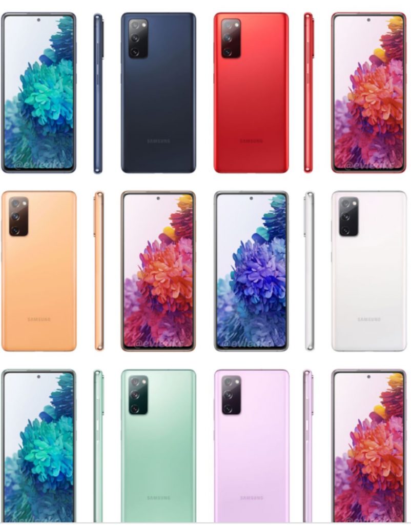 Samsung Galaxy S20 FE leaks in six new colours – MobileSyrup