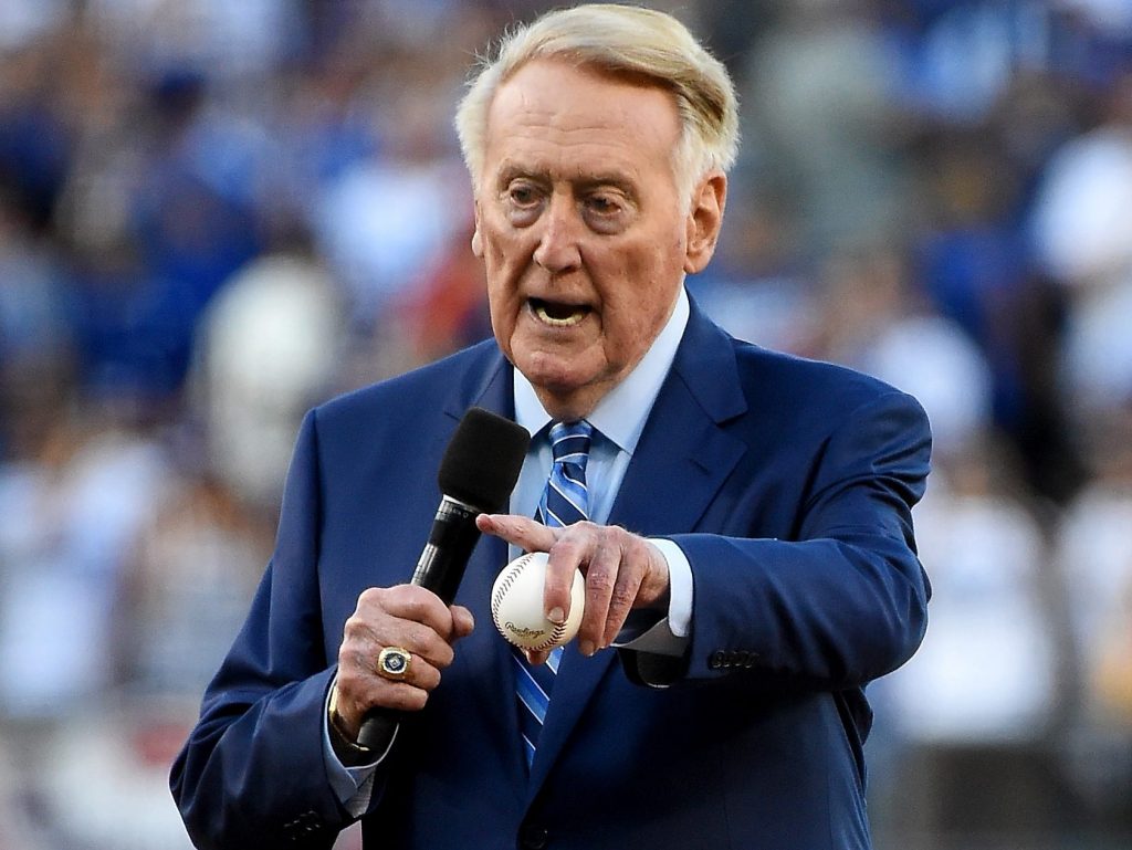 Legendary announcer Vin Scully, 92, joins social media – Canoe