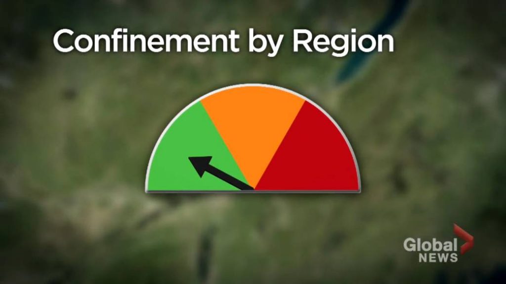 Quebec officials to present regional COVID-19 alert system – Global News