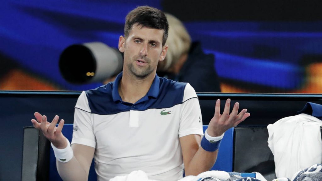 Djokovic fined K for unsportsmanlike conduct