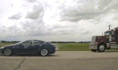 Speeding Tesla driver