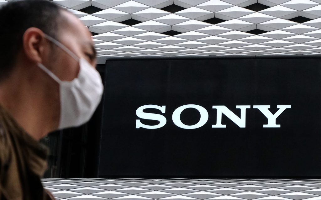 Sony shares pop on strong outlook