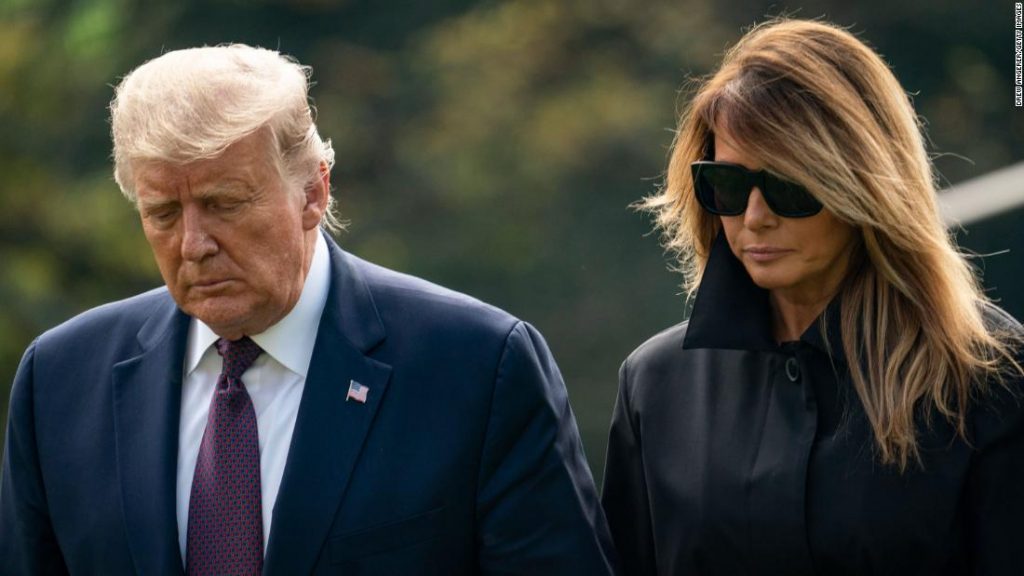 President Donald Trump tweets he and first lady Melania Trump test positive for Covid-19