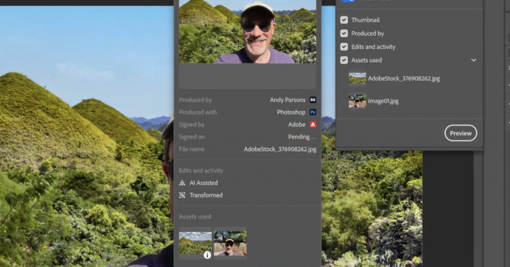 Adobe is adding its ‘content authenticity’ tool to the latest Photoshop beta – The Verge