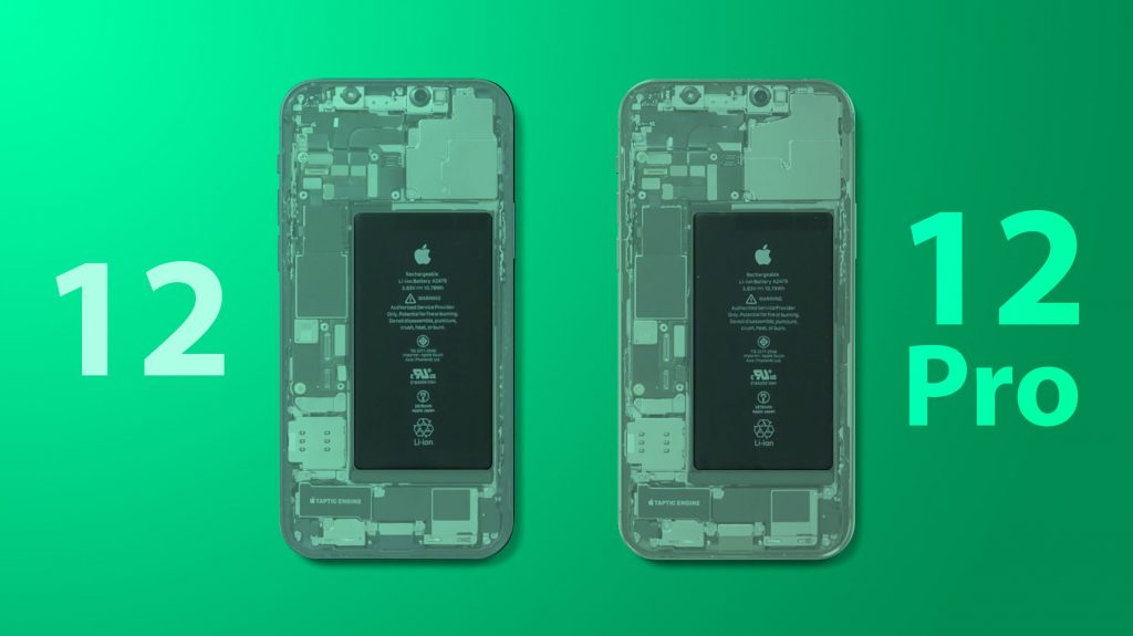 Teardown Video Confirms iPhone 12 and iPhone 12 Pro Use Same 2,815mAh Battery – MacRumors