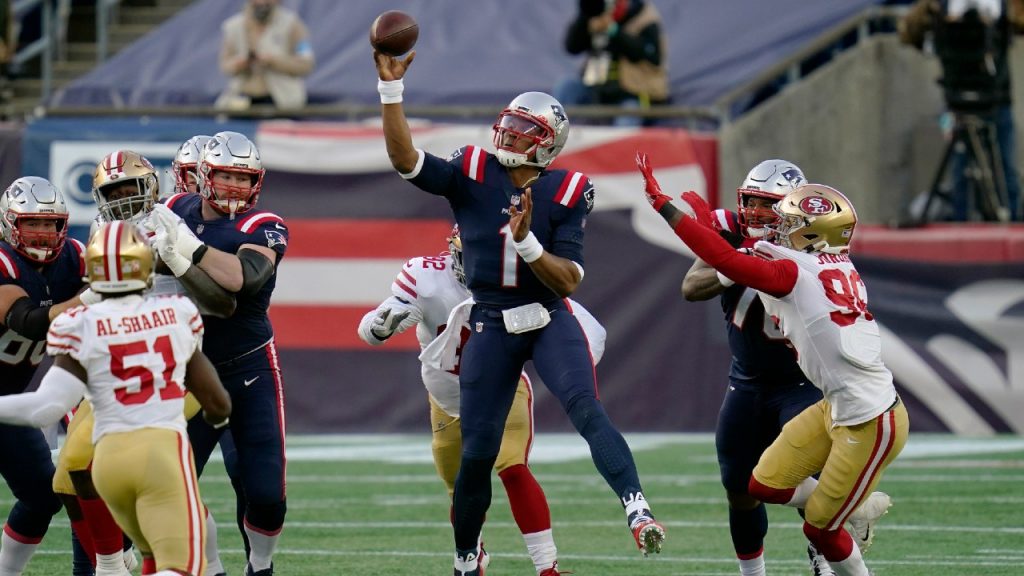 Patriots bench Newton in blow-out loss to Garoppolo, 49ers – Sportsnet.ca