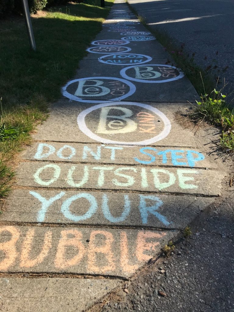 North Vancouver couple covers street corner with art – North Shore News