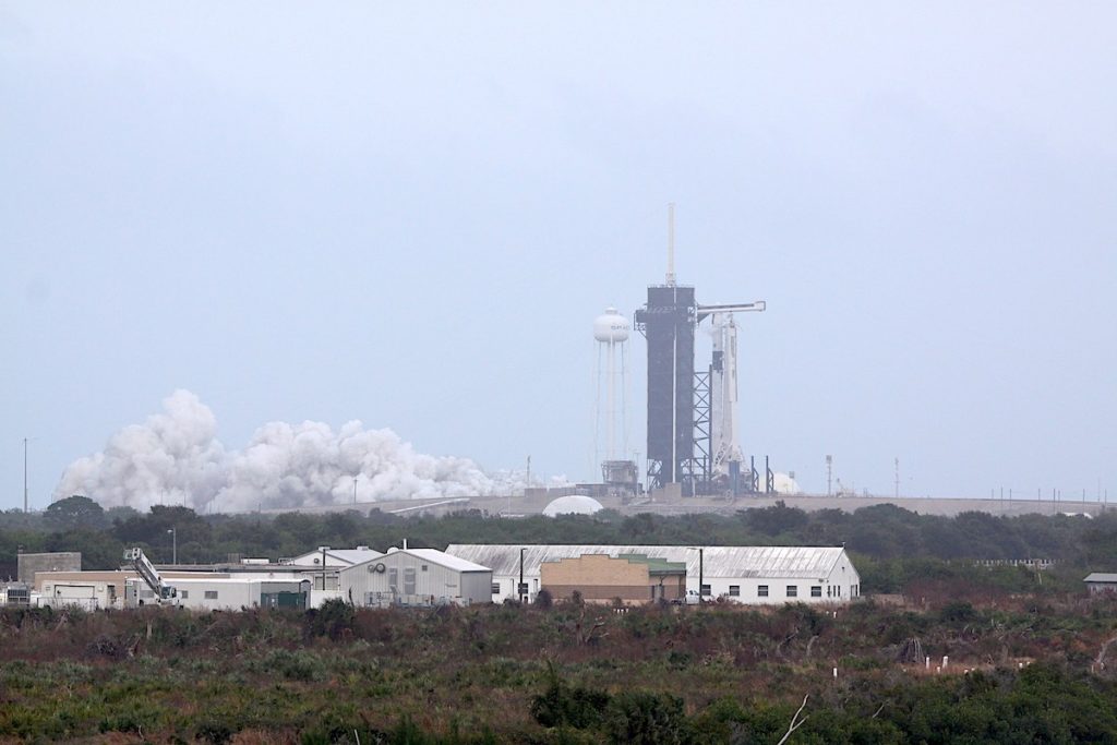 Falcon 9 rocket fires up in crucial test before weekend crew launch – Spaceflight Now