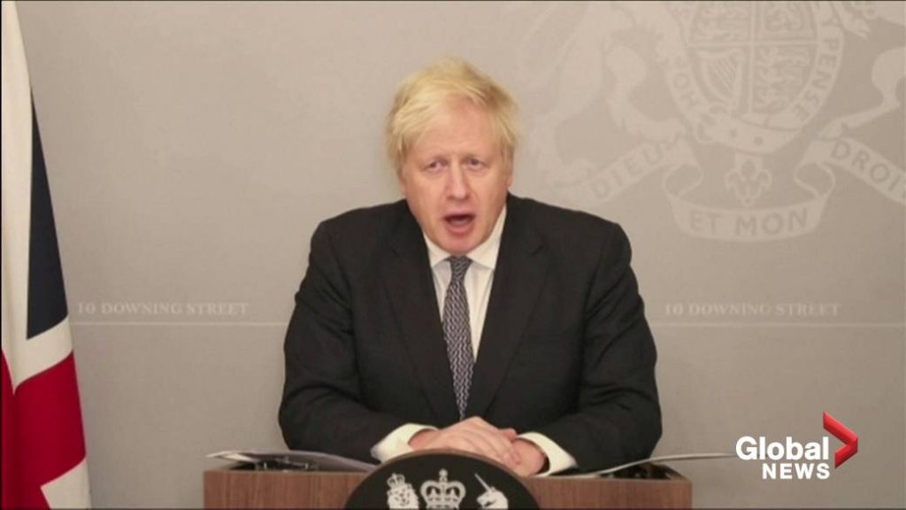 ‘Majority’ of U.K.’s vulnerable population could get coronavirus vaccine by April: PM – Global News