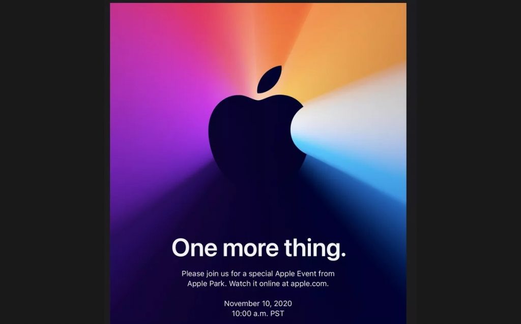 Apple announces November 10 event for "one more thing" – GSMArena.com news – GSMArena.com