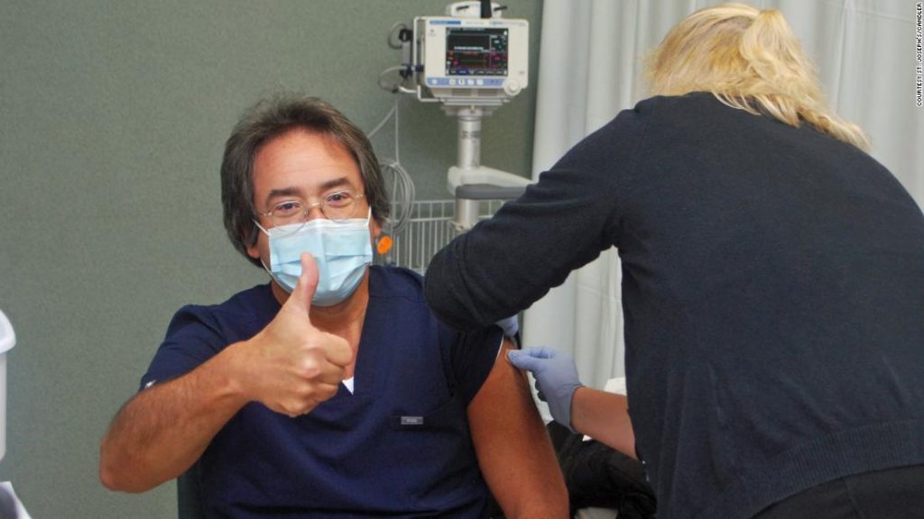 Doctor who tested Covid-19 vaccines on a thousand volunteers finally gets his shot – CNN
