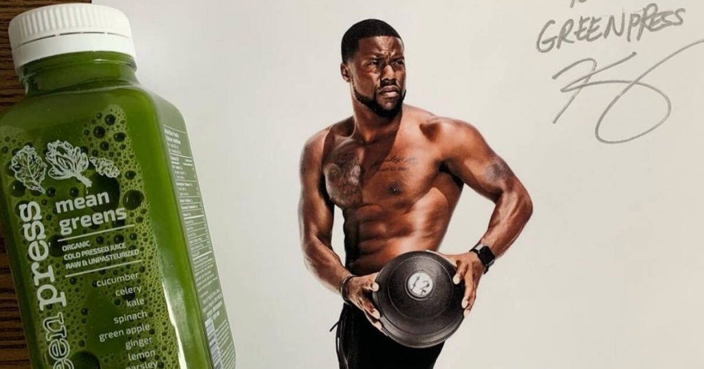 Kevin Hart sends signed art to favourite Toronto juicery after wrapping up filming in the city