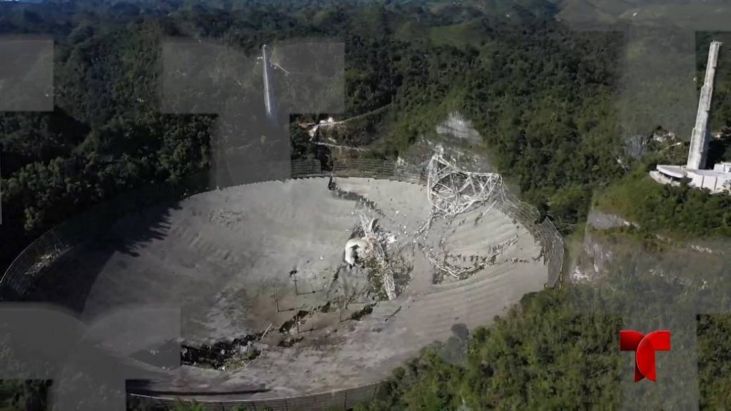 Footage shows catastrophic collapse of iconic Puerto Rico telescope – Global News
