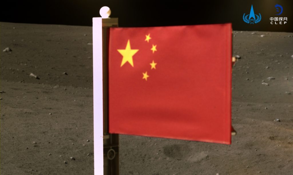 Chinese national flag debuts on moon: CNSA – Global Times
