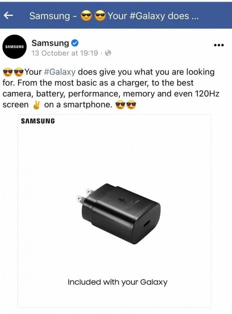 Samsung’s deleting ads that mocked Apple for not including a charger in the box – The Verge