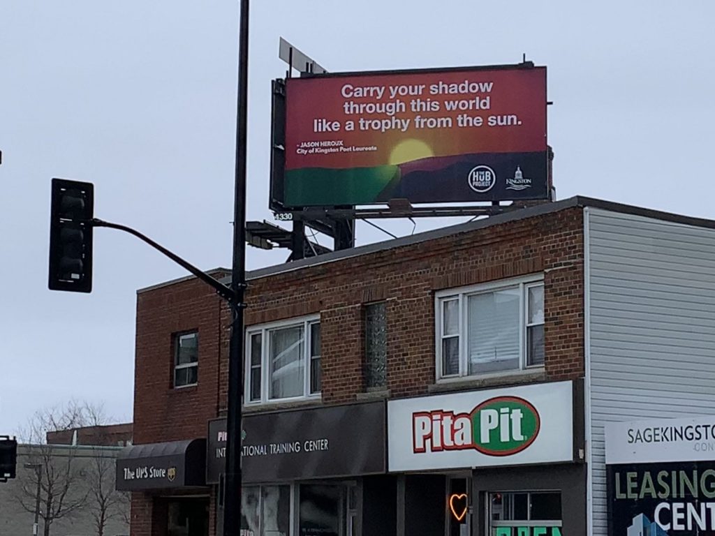 Billboard kicks off public art project in city's Hub district – The Kingston Whig-Standard
