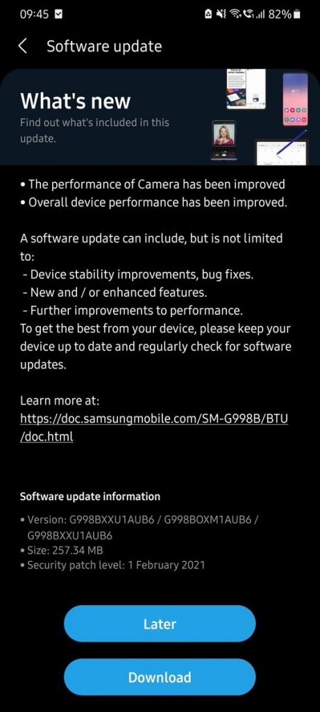Galaxy S21 series gets another update, here’s what’s new – SamMobile