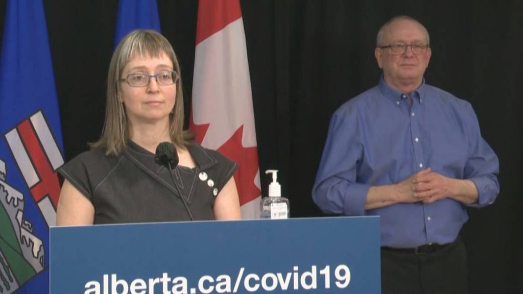 COVID-19: Hinshaw admits no specific threshold, cutoff to halt province’s reopening – Globalnews.ca