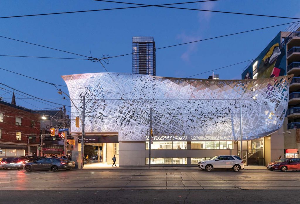Screen Art: Rosalie Sharp Pavilion, OCADU, Toronto, Ontario – Canadian Architect