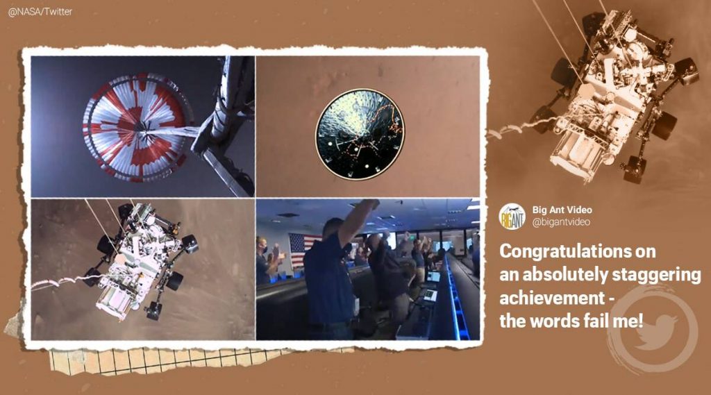NASA releases landing video of rover ‘Perseverance’ on Mars, netizens wowed – The Indian Express
